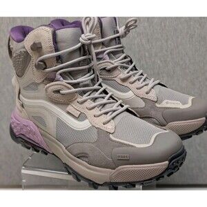 Vans Crestline MTE Gore-Tex All-Trac Boot Gray Purple Suede Size 9.5 BRAND NEW